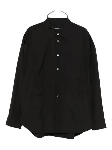 graphic-embroidered shirt by SONGZIO