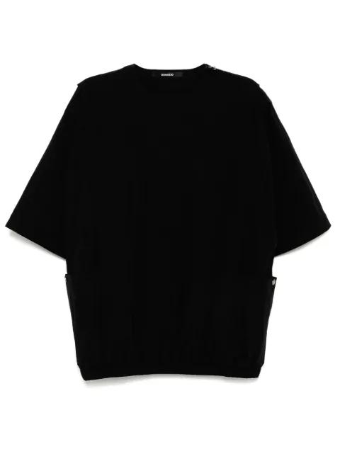 parachute cape T-shirt by SONGZIO