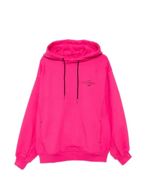 x ASSC logo-print hoodie by SONGZIO