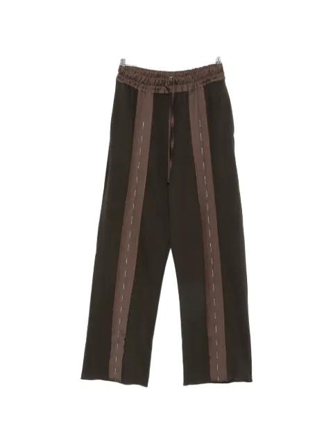 contrast-panel drawstring trousers by SONIA CARRASCO