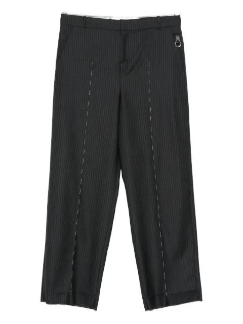 pinstripe seam-detail trousers by SONIA CARRASCO
