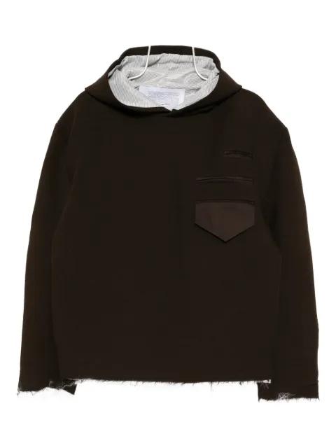 raw-cut hem hoodie by SONIA CARRASCO