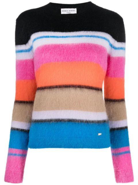 intarsia-knit logo jumper by SONIA RYKIEL