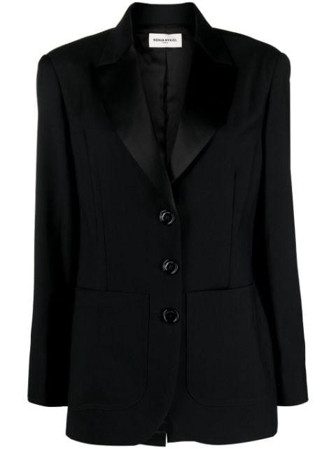 wool single-breasted blazer by SONIA RYKIEL
