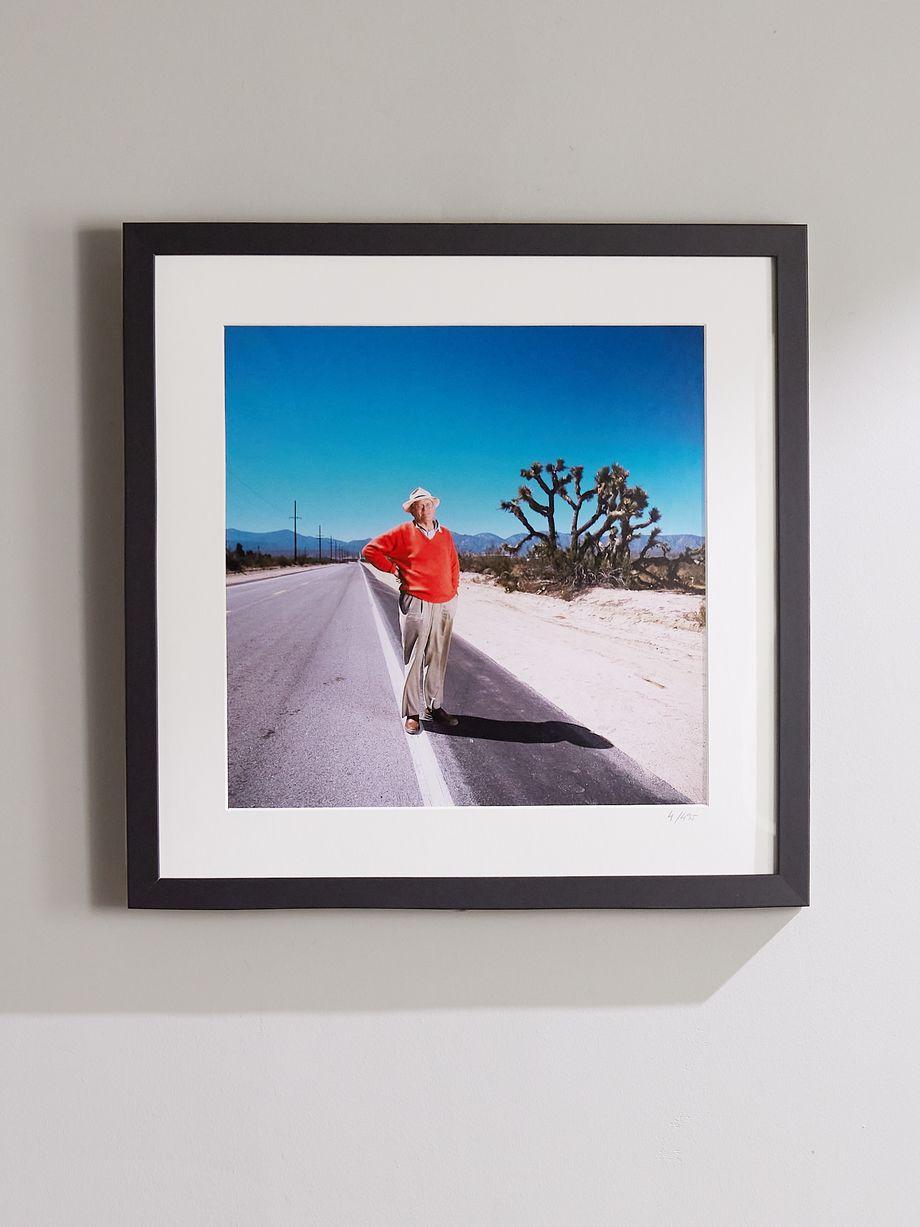 Framed 2001 Hockney Pear Blossom Highway Print, 16" x 20" by SONIC EDITIONS Framed 2001 Hockney Pear Blossom Highway Print, 16" x 20" by SONIC EDITIONS