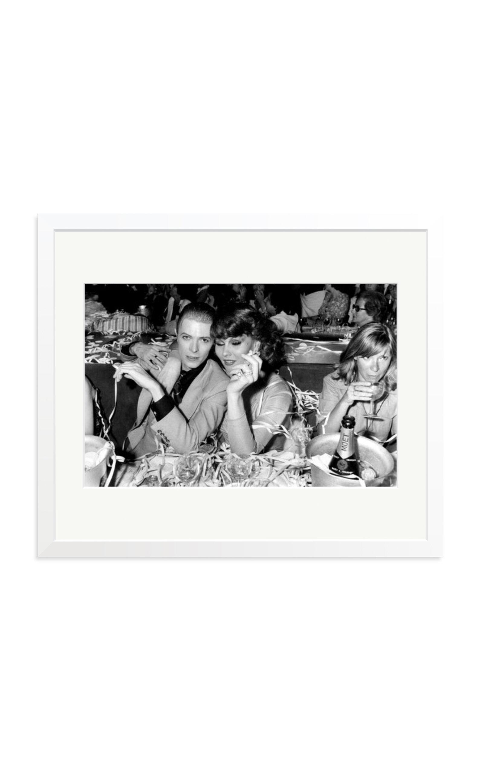 Sonic Editions - David Bowie and Romy Haag Framed Photography Print - Multi - Moda Operandi by SONIC EDITIONS