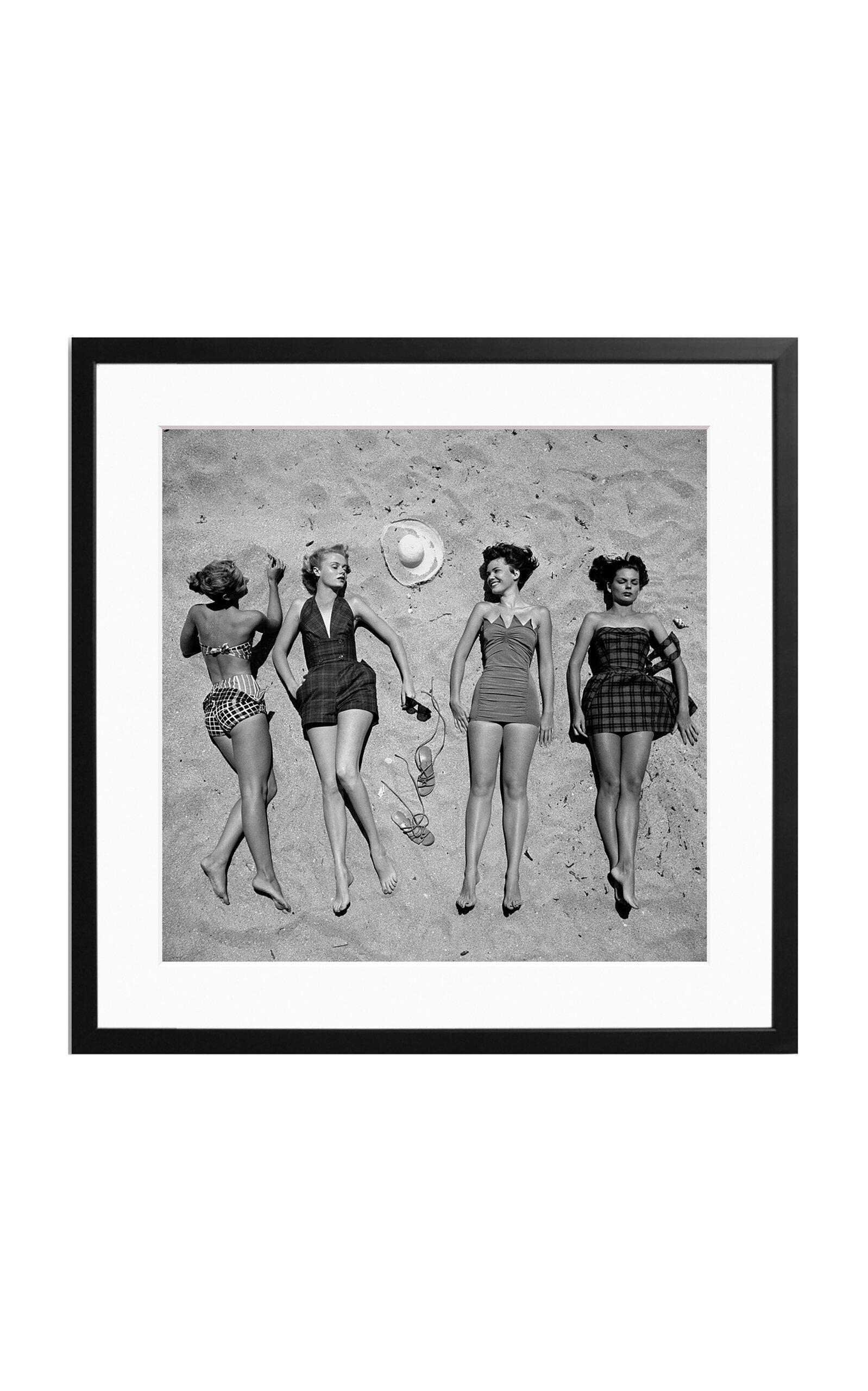 Sonic Editions - Exclusive Beachwear 1950 Framed Photography Print - Black - Moda Operandi by SONIC EDITIONS