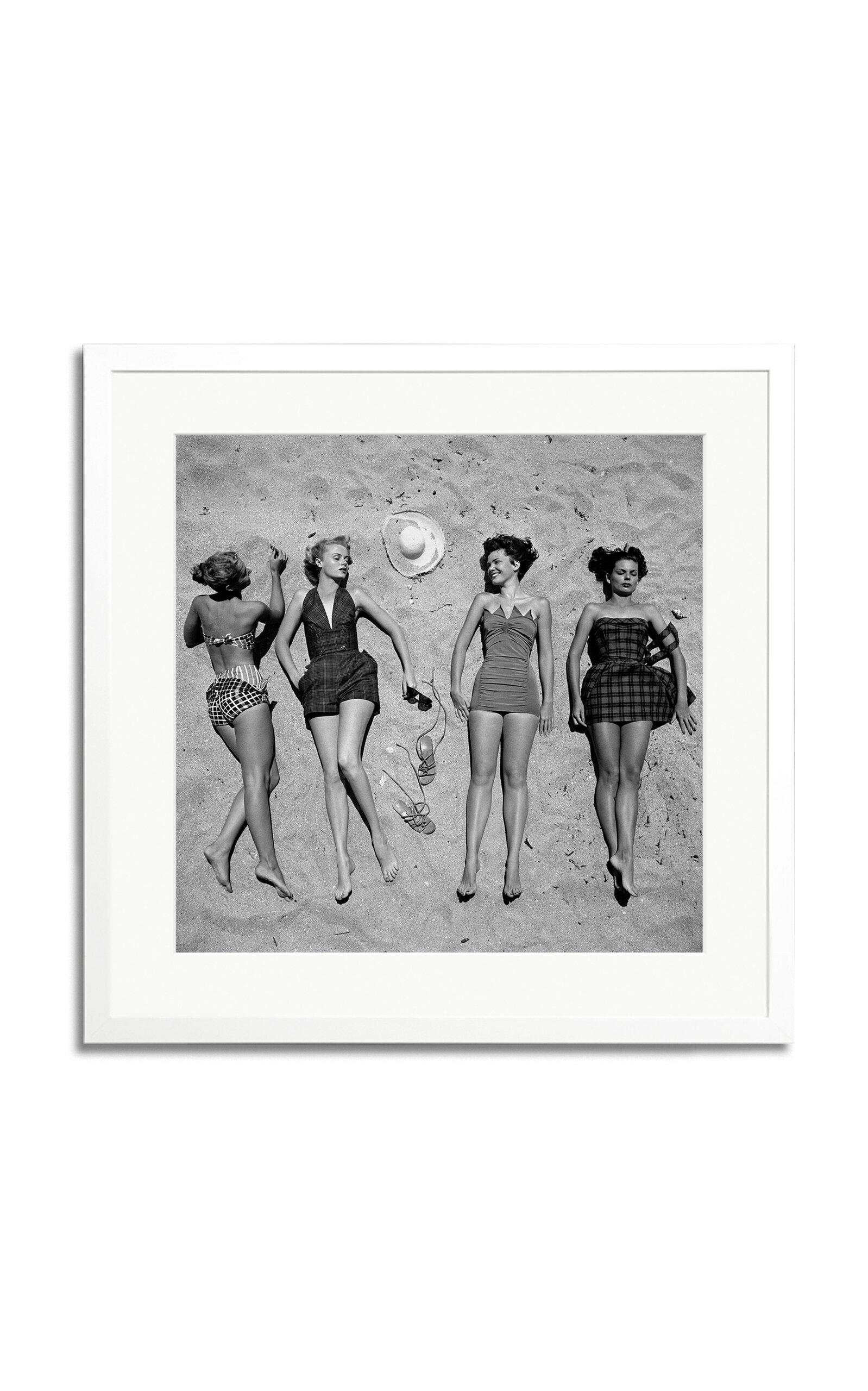 Sonic Editions - Exclusive Beachwear 1950 Framed Photography Print - Multi - Moda Operandi by SONIC EDITIONS