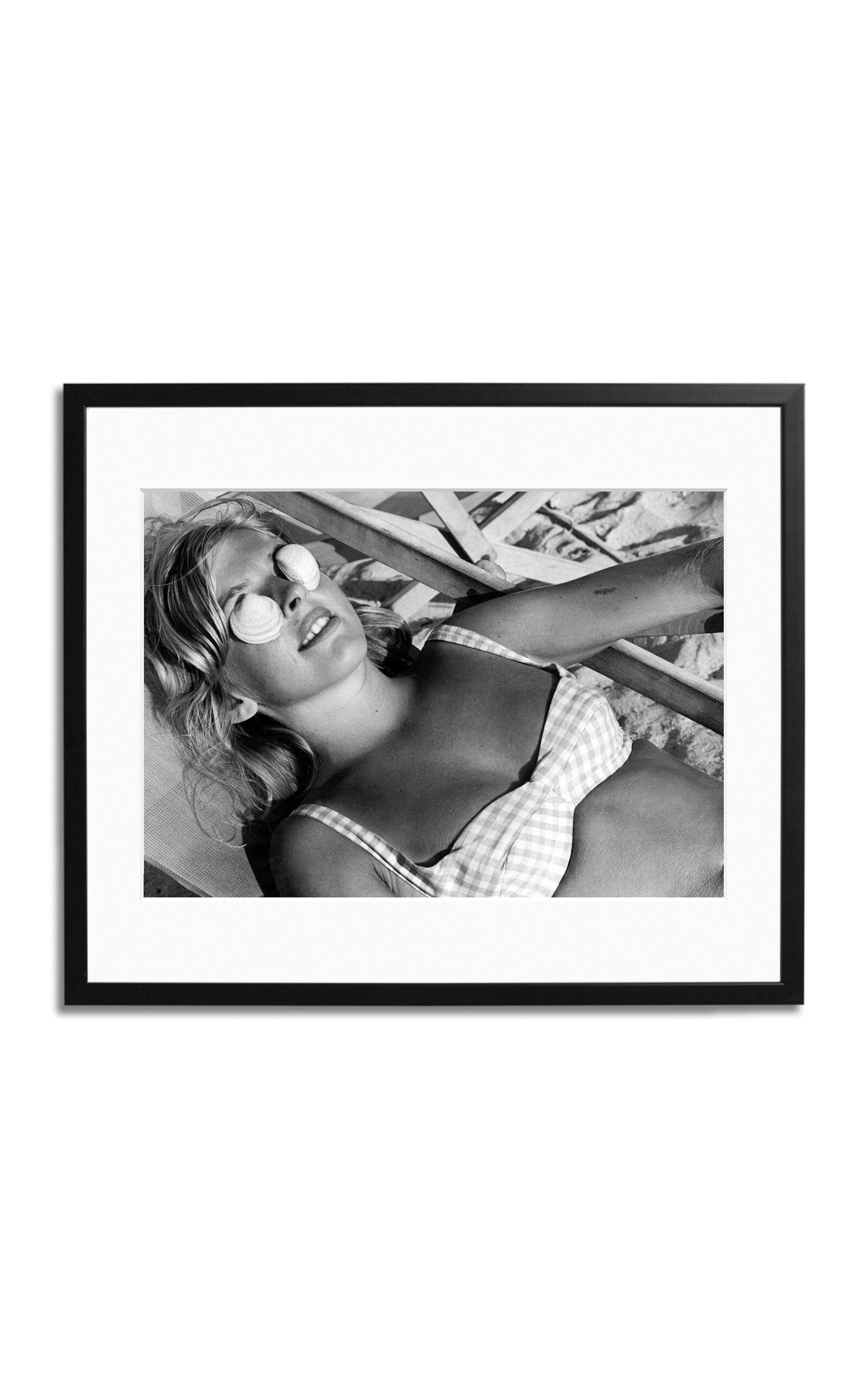 Sonic Editions - Exclusive The Sunbather Framed Photography Print - Black - Moda Operandi by SONIC EDITIONS