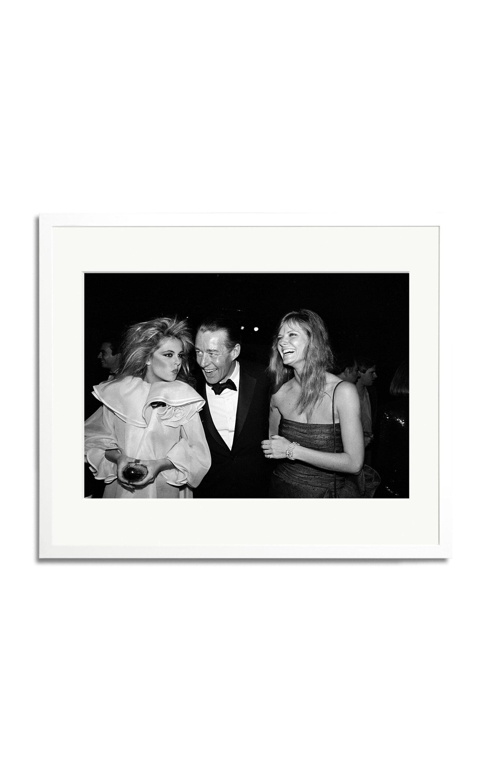 Sonic Editions - Halston; Cheryl Tiegs and Cornelia Guest Framed Photography Print - Multi - Moda Operandi by SONIC EDITIONS
