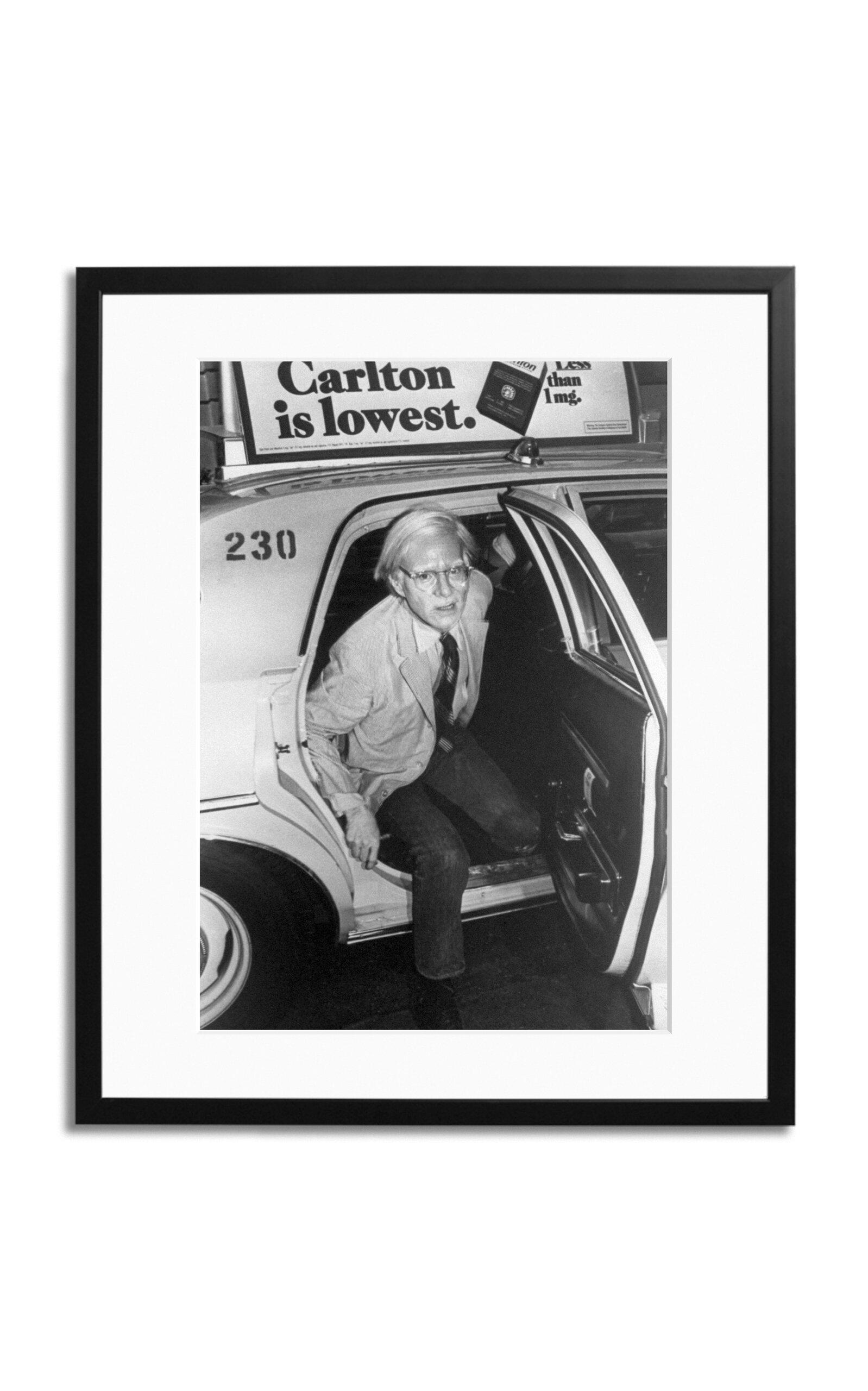 Sonic Editions - Warhol NY Cab Photography Print - Black - Moda Operandi by SONIC EDITIONS