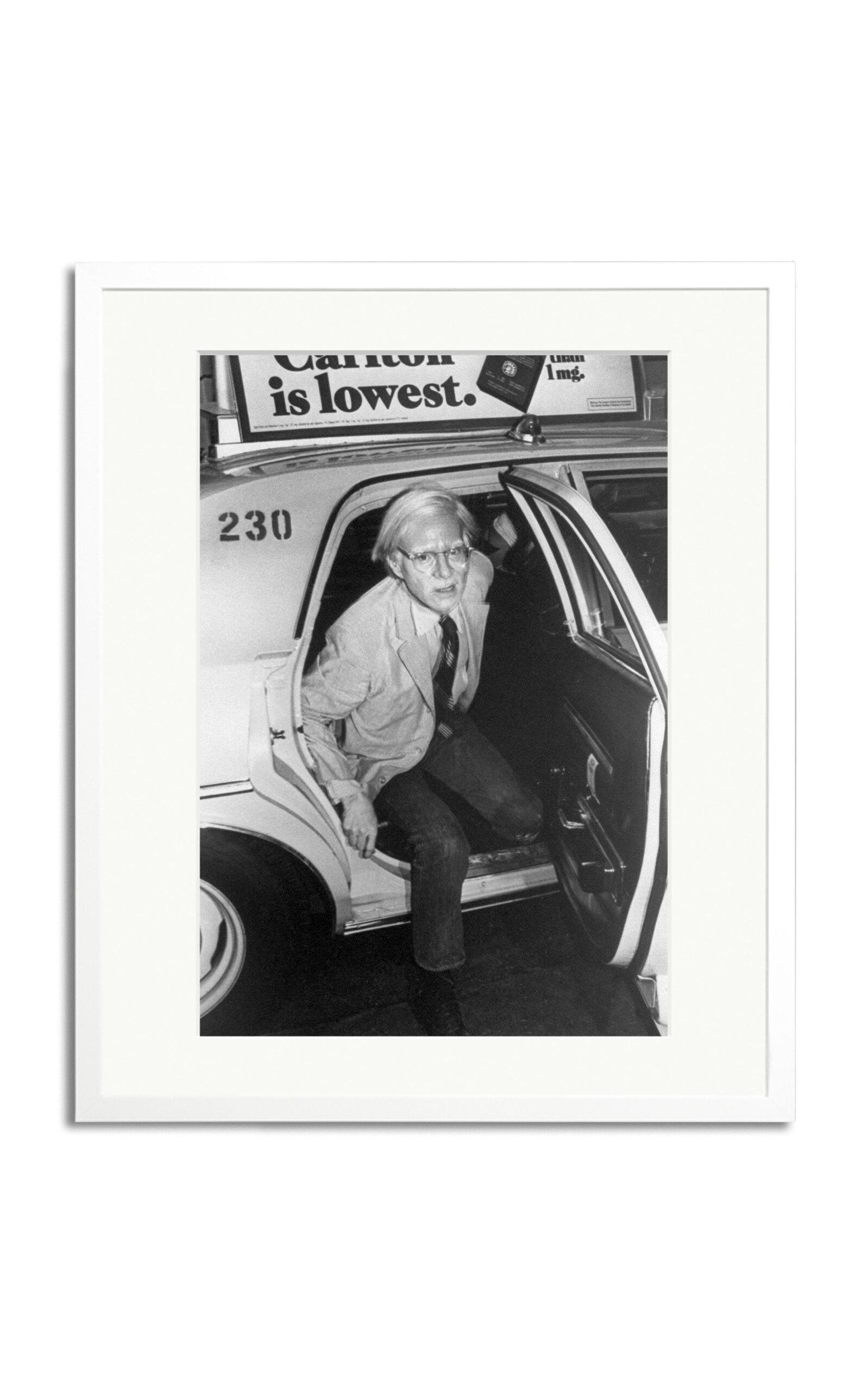 Sonic Editions - Warhol NY Cab Photography Print - White - Moda Operandi by SONIC EDITIONS