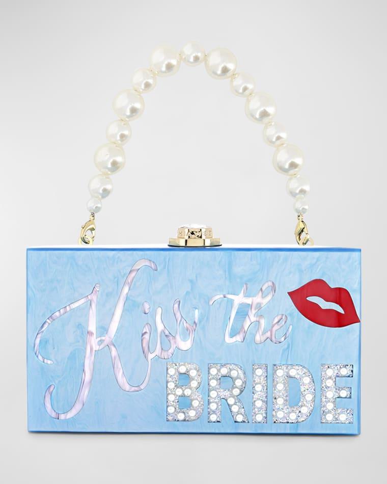 Cleo Kiss the Bride Clutch Bag by SOPHIA WEBSTER
