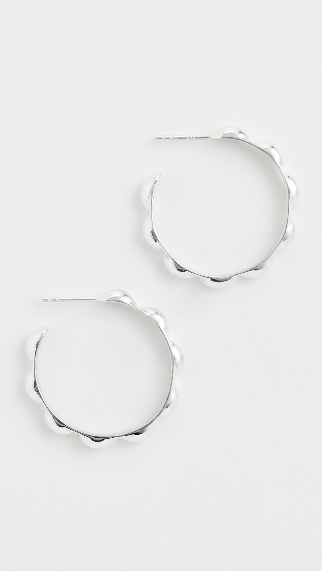 Selena Scalloped Hoops by SOPHIE BLAKE