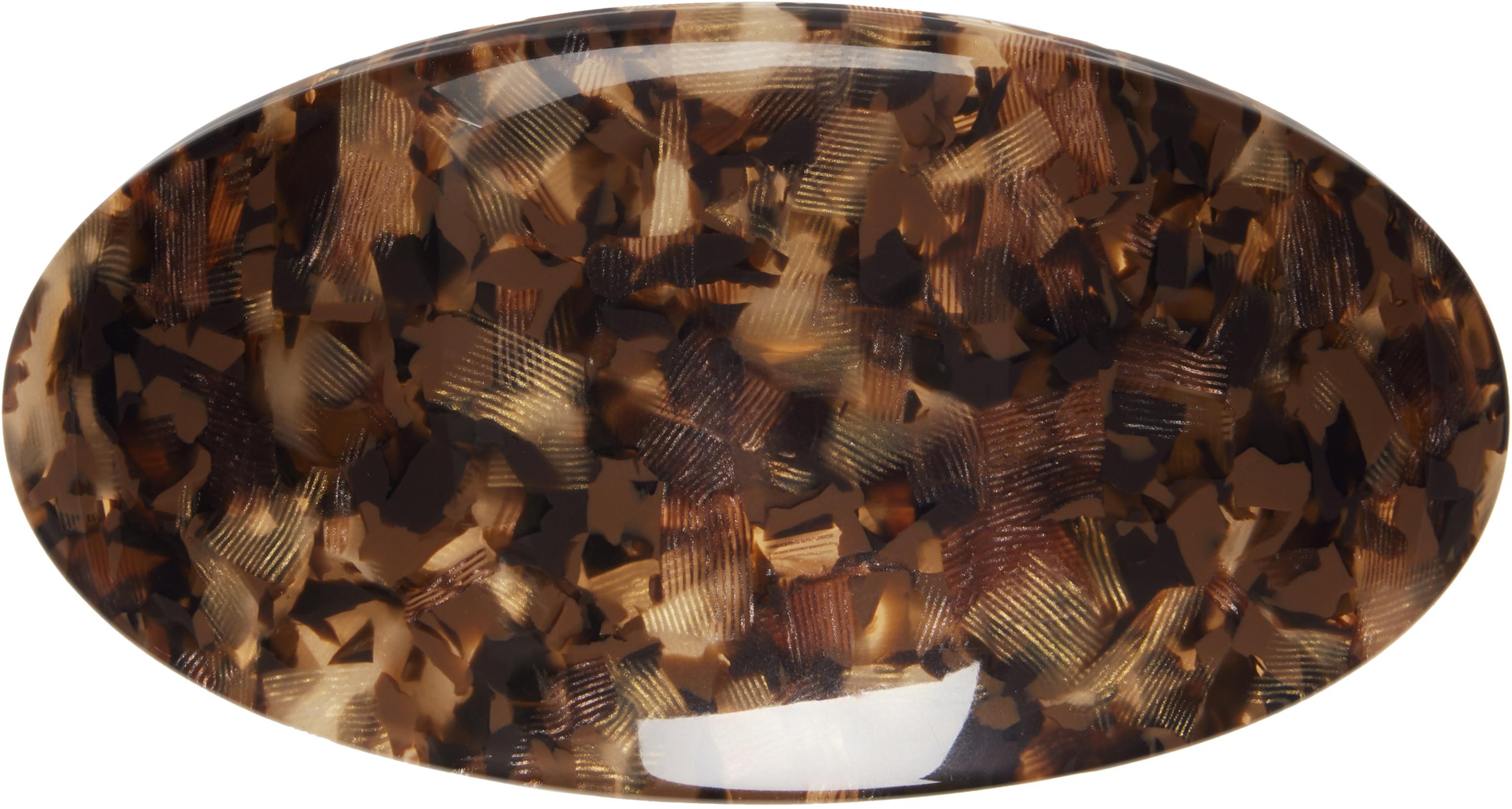 Brown Coupole Hair Clip by SOPHIE BUHAI