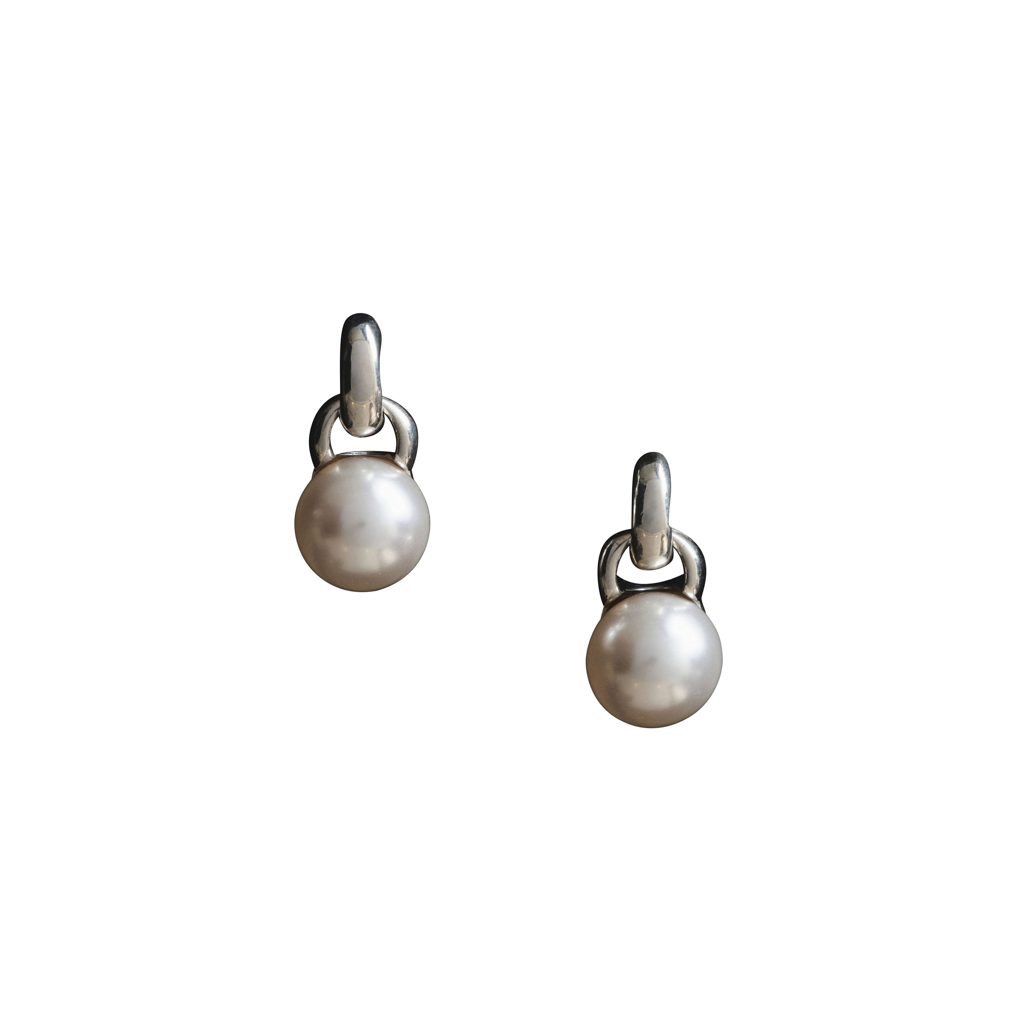 Sophie Buhai - Women's Everyday Pearl Earrings - (Silver) by SOPHIE BUHAI