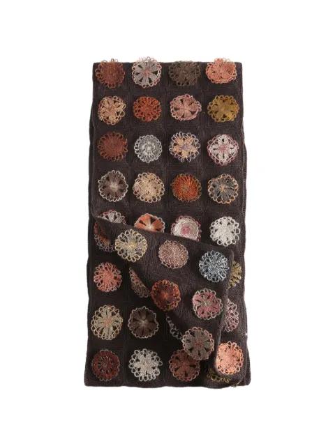 floral wool scarf by SOPHIE DIGARD