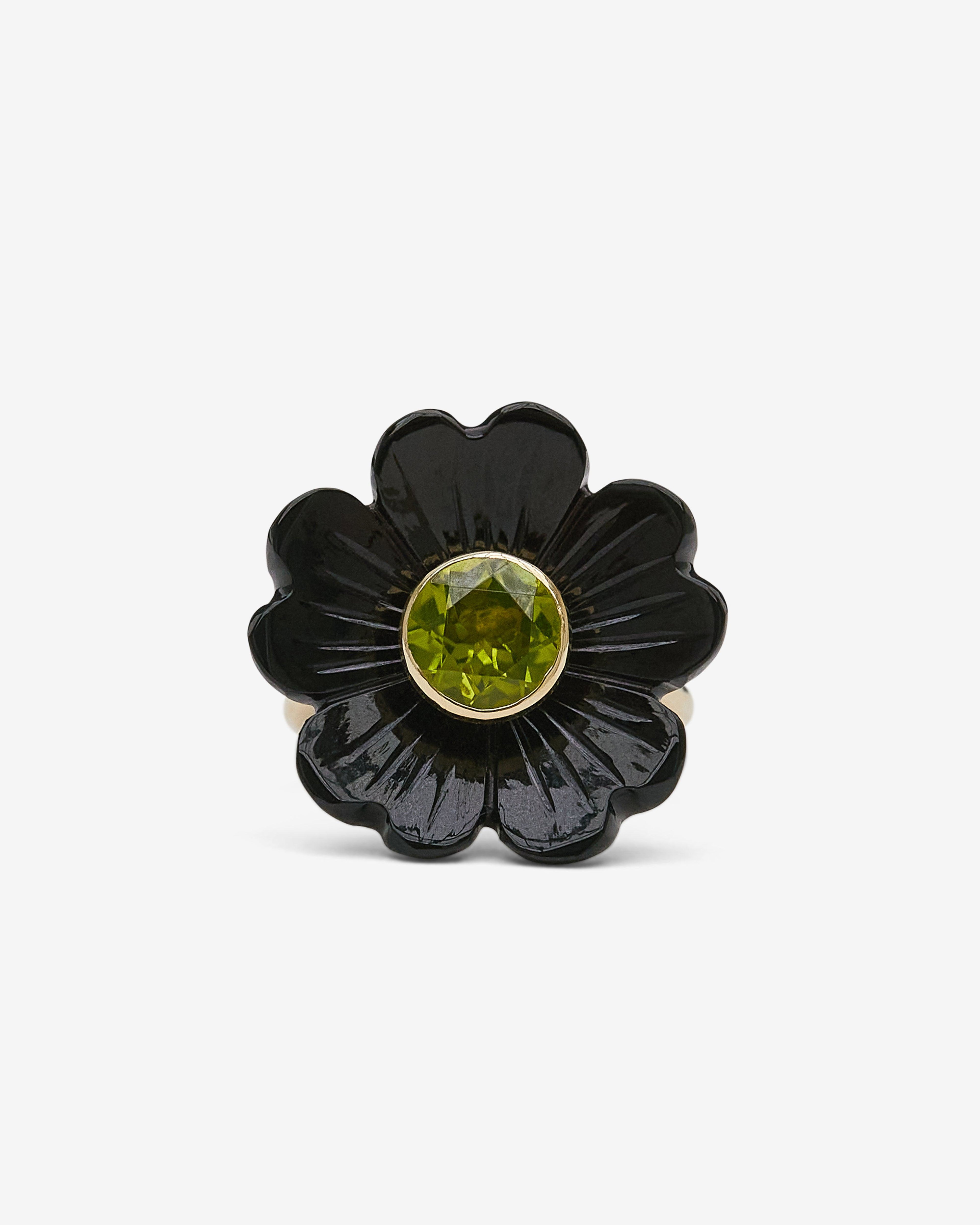 Sophie Joanne - Signature Flower Ring Big - (Gold) by SOPHIE JOANNE