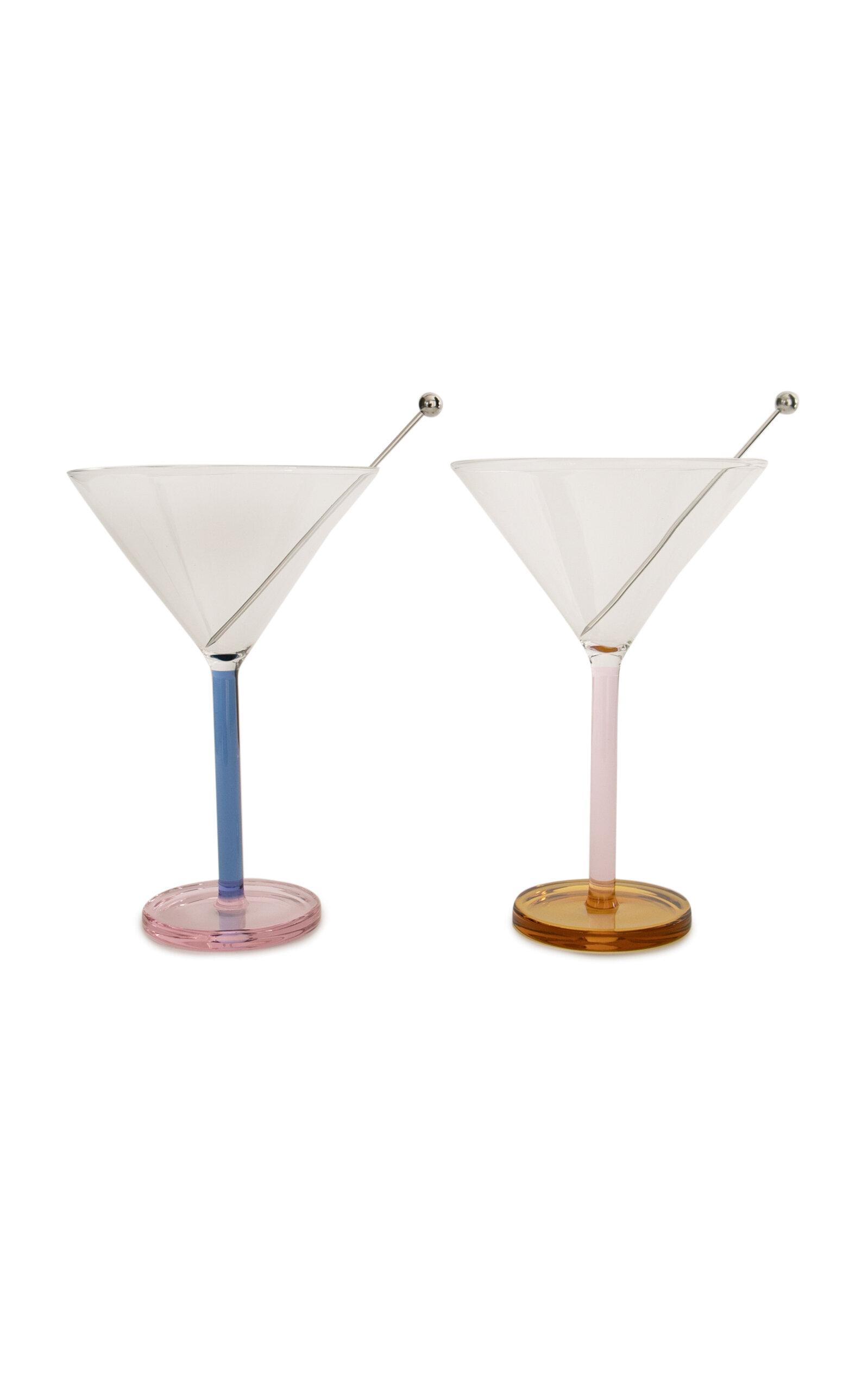 Sophie Lou Jacobsen - Piano Glass Cocktail Set - Multi - Moda Operandi by SOPHIE LOU JACOBSEN