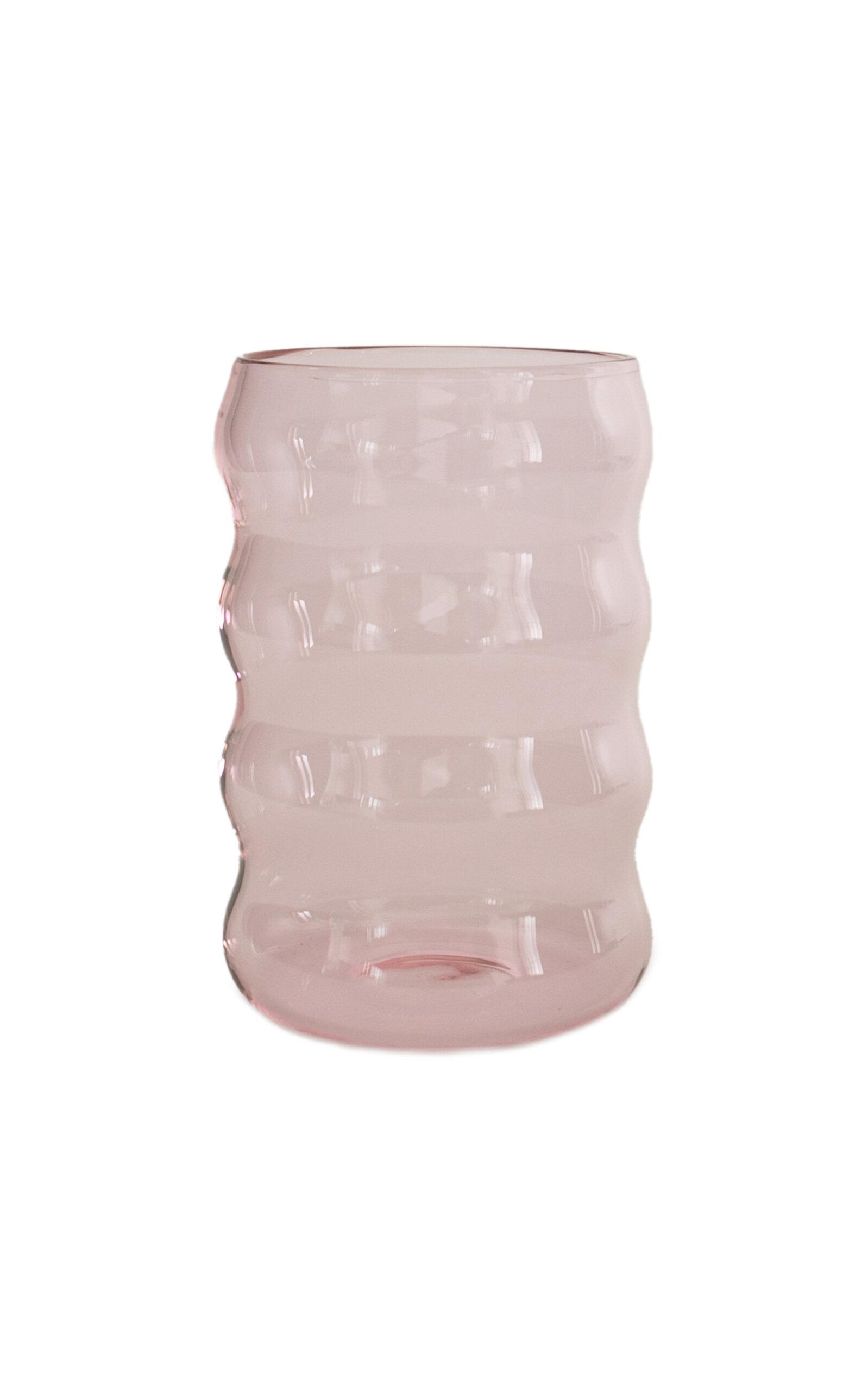 Sophie Lou Jacobsen - Ripple Glass Cup - Pink - Moda Operandi by SOPHIE LOU JACOBSEN