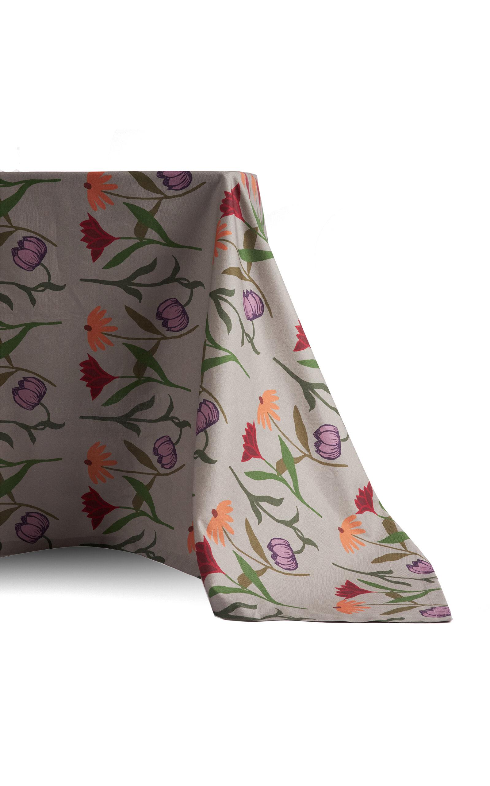 Sophie Williamson Design - Picnic on the Meadow Large Cotton Tablecloth - Multi - Moda Operandi by SOPHIE WILLIAMSON DESIGN
