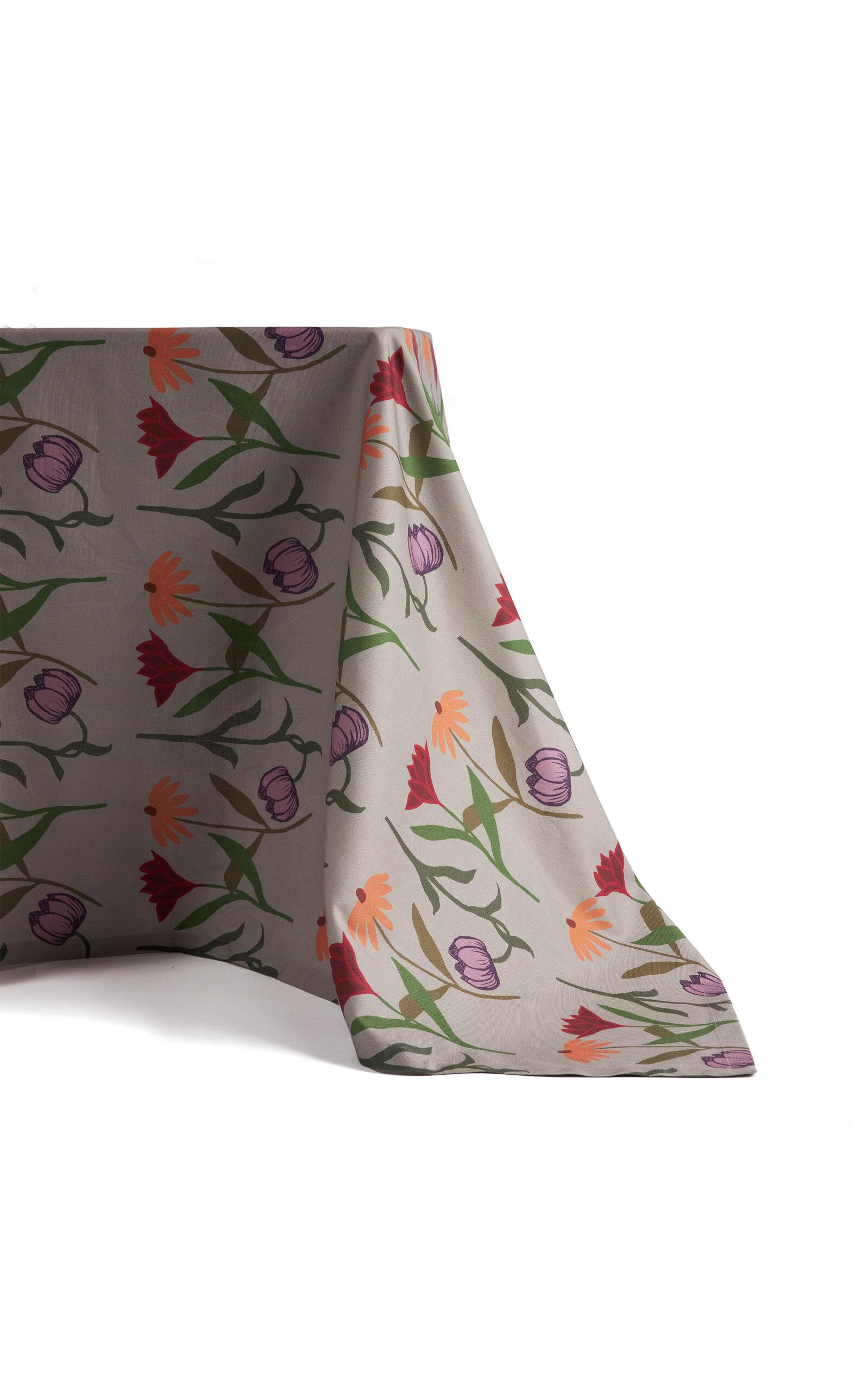 Sophie Williamson Design - Picnic on the Meadow Small Cotton Tablecloth - Multi - Moda Operandi by SOPHIE WILLIAMSON DESIGN