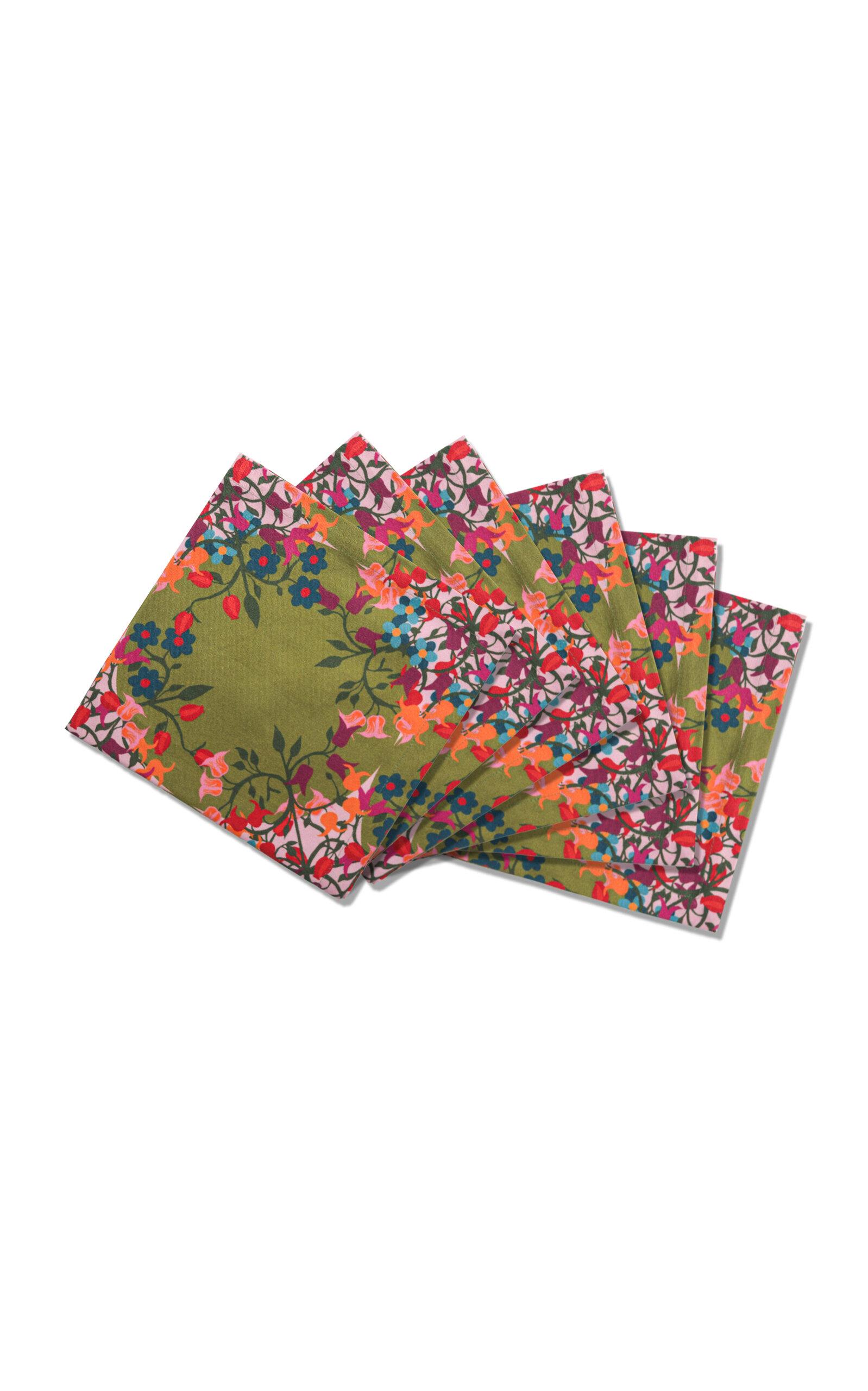 Sophie Williamson Design - Set-of-Six Cotton Napkins - Multi - Moda Operandi by SOPHIE WILLIAMSON DESIGN