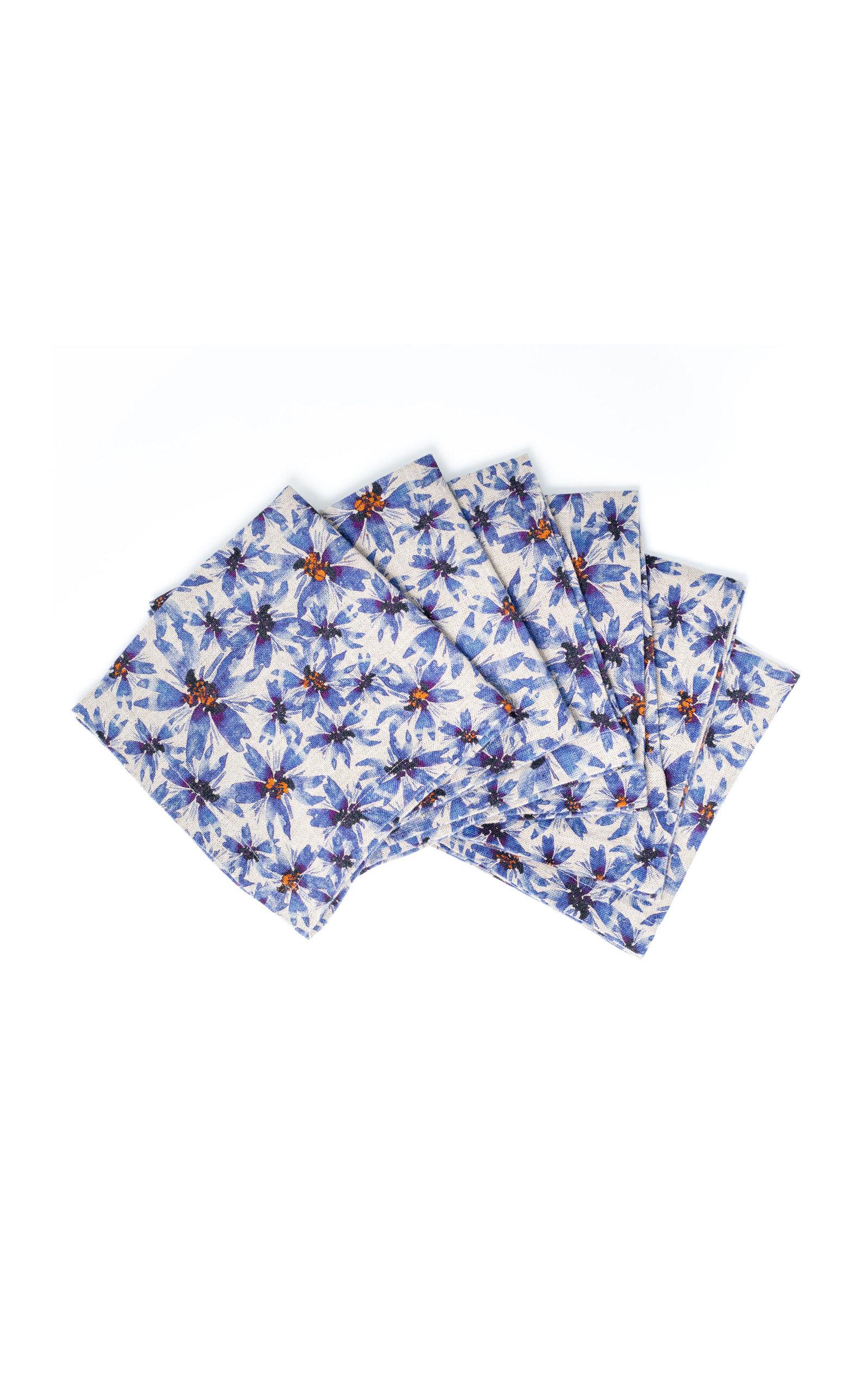 Sophie Williamson Design - Set-of-Six Linen Napkins - Multi - Moda Operandi by SOPHIE WILLIAMSON DESIGN