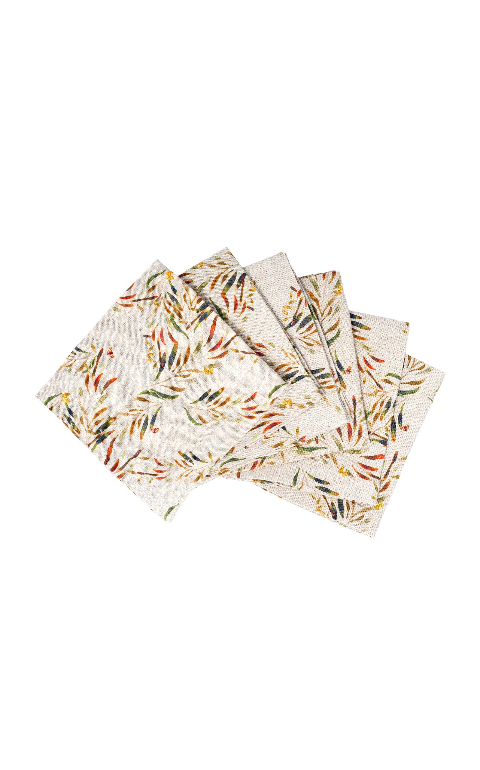Sophie Williamson Design - Set-of-Six Linen Napkins - Multi - Moda Operandi by SOPHIE WILLIAMSON DESIGN