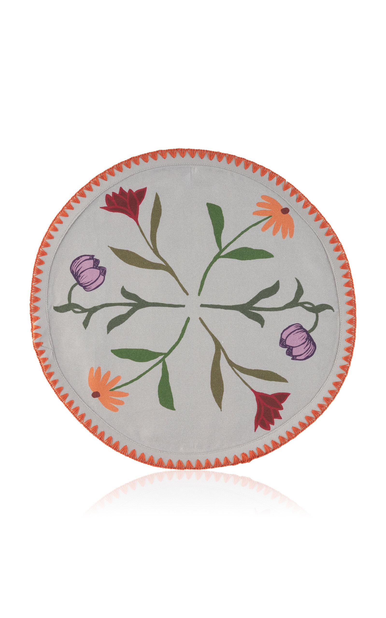 Sophie Williamson Design - Set-of-Six Picnic on the Meadow Cotton Placemats - Multi - Moda Operandi by SOPHIE WILLIAMSON DESIGN