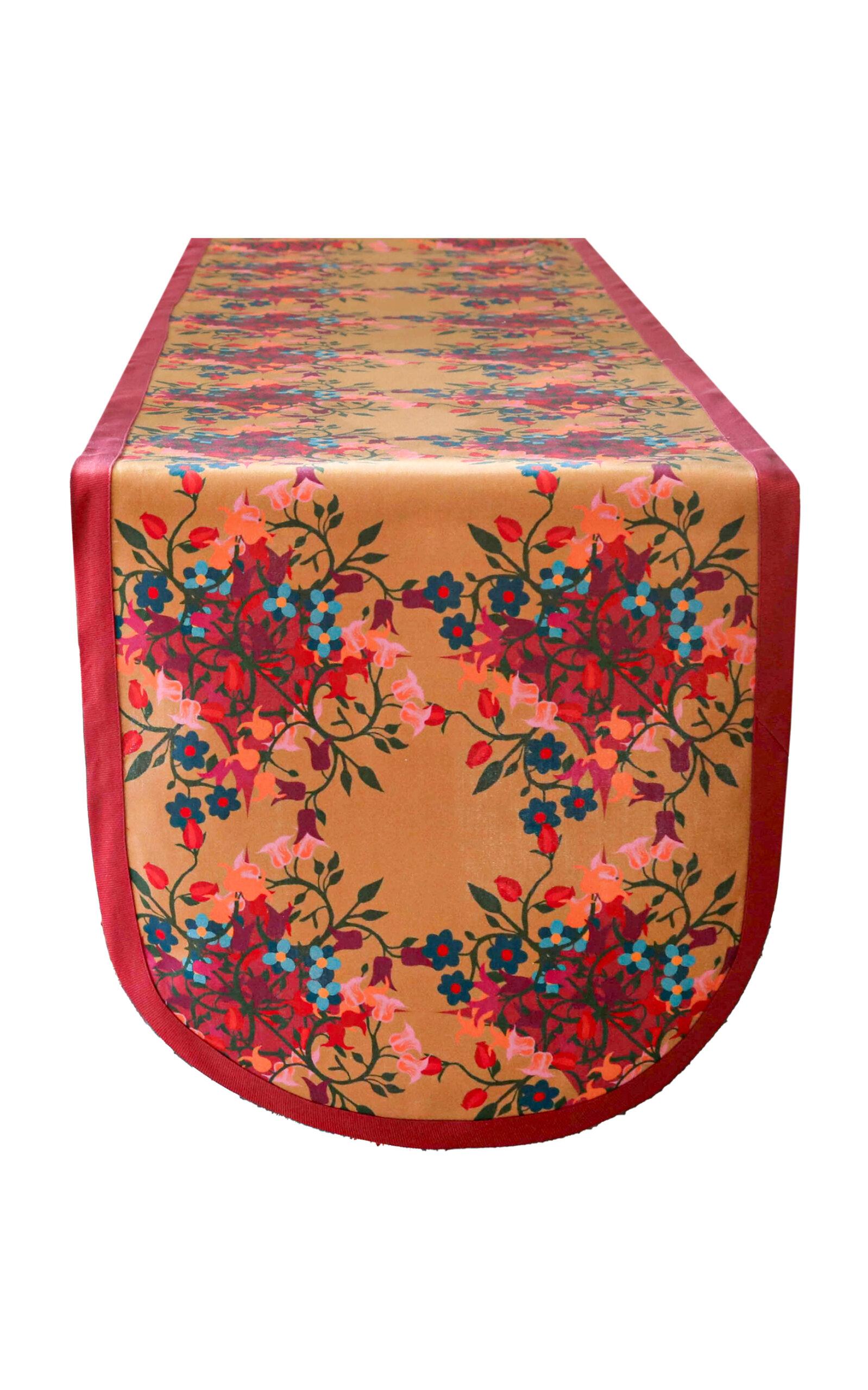 Sophie Williamson Design -arge Cotton Table Runner - Multi - Moda Operandi by SOPHIE WILLIAMSON DESIGN