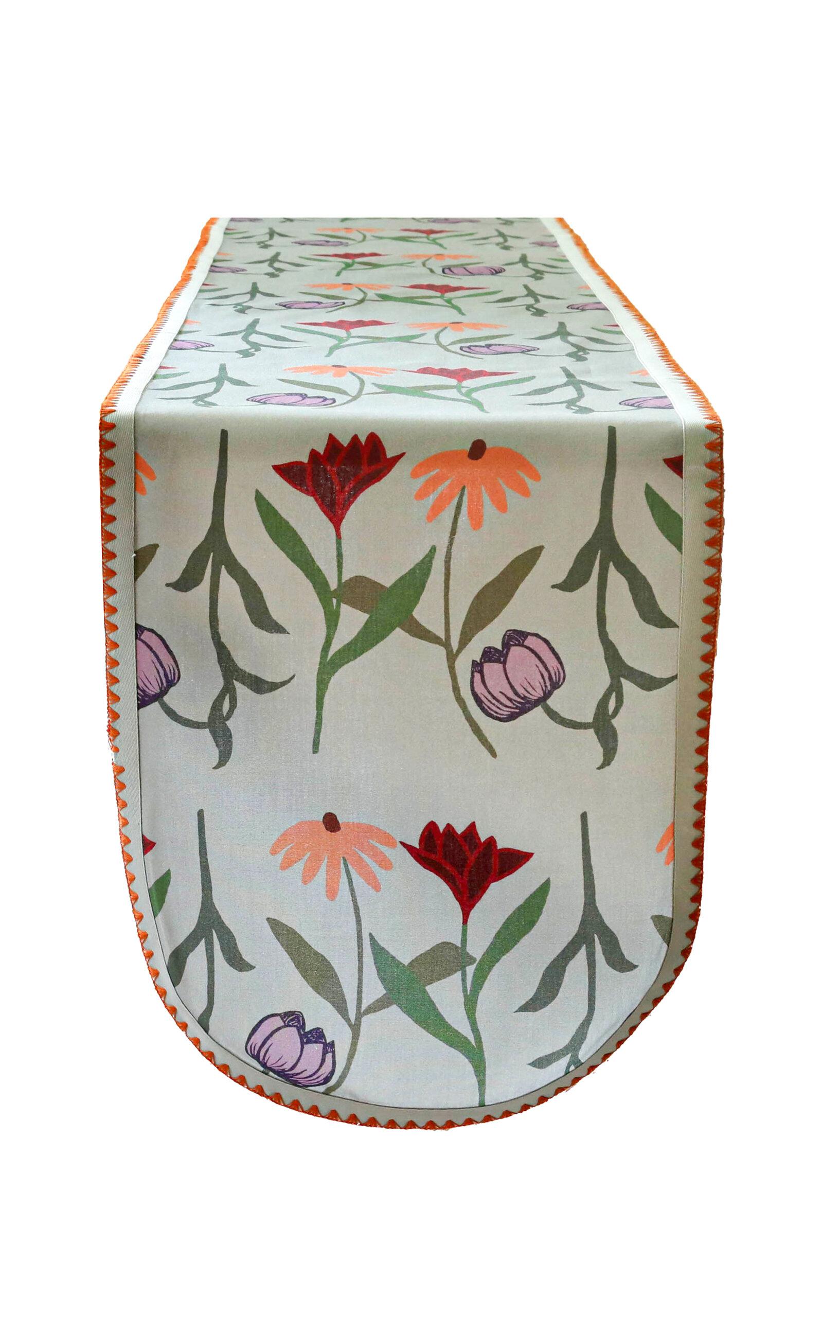 Sophie Williamson Design -arge Cotton Table Runner - Multi - Moda Operandi by SOPHIE WILLIAMSON DESIGN