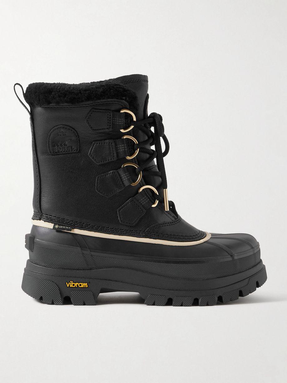 Caribou Horizon™ fleece-trimmed GORE-TEX™ ankle boots by SOREL