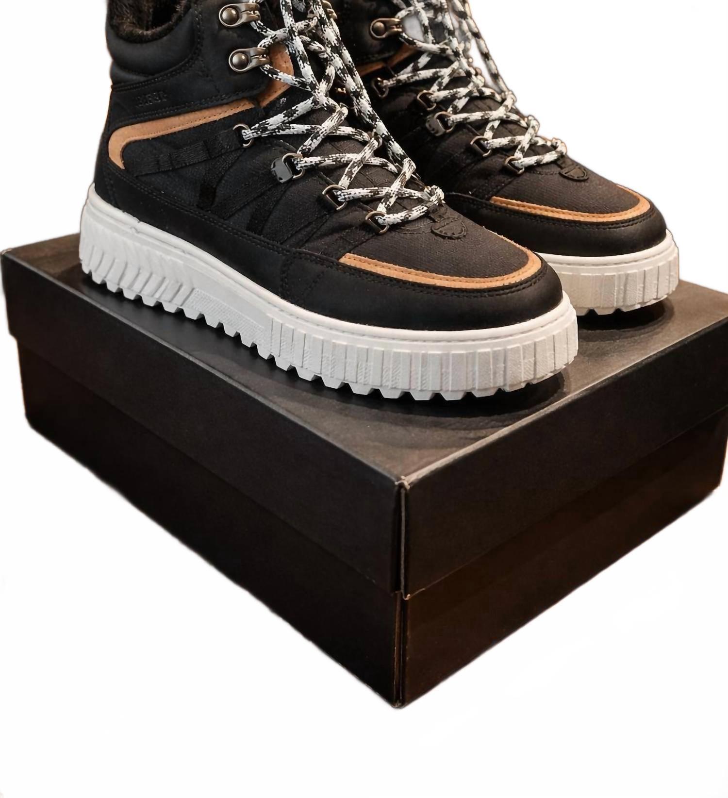 Ona Ave Trek Boot Wp In Black, Sea Salt by SOREL Ona Ave Trek Boot Wp In Black, Sea Salt by SOREL