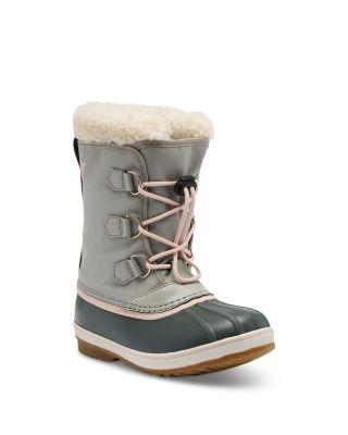 Unisex Yoot Pac™ Faux Shearling Lined Waterproof Winter Boots – Big Kid by SOREL