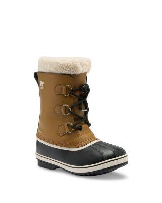 Unisex Yoot Pac Waterproof Faux Shearling Trim Winter Boots – Little Kid by SOREL