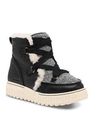Women's Ona Ave™ Faux Fur Trim Fleece Lined Alpine Ankle Boots by SOREL