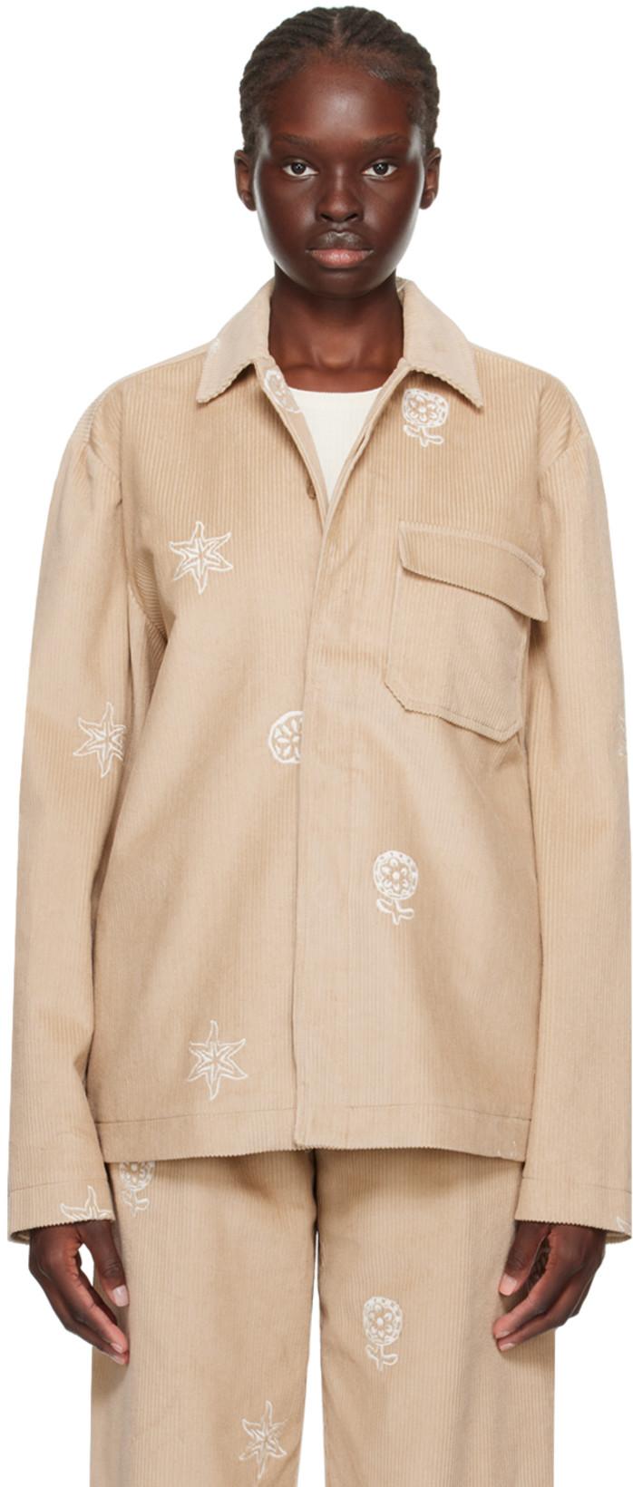 Beige Rory Jacket by SOULLAND