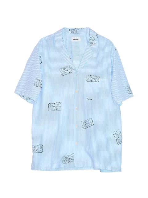 Orson stripe-pattern shirt by SOULLAND