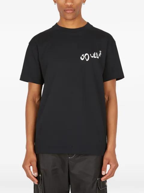 print-detail T-shirt by SOULLAND