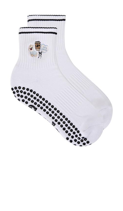 Souls. Dog Mom Grip Socks in White by SOULS.