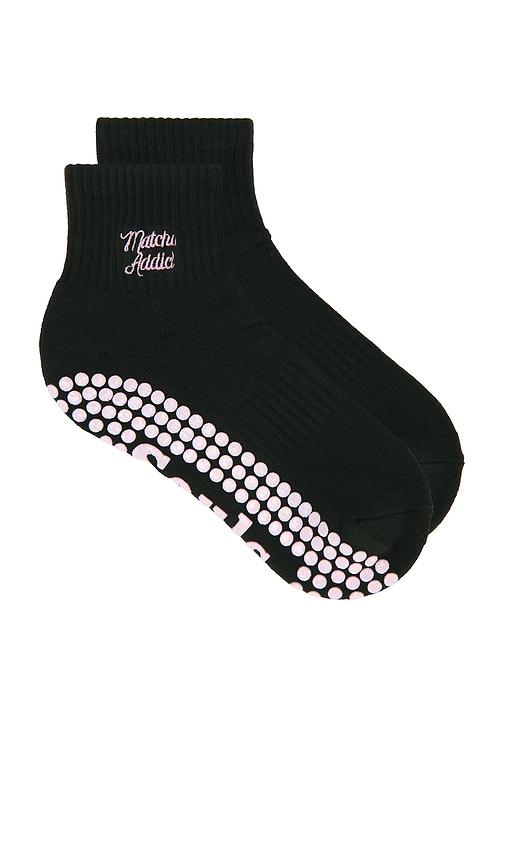 Souls. Matcha Addict Socks in Dark Green by SOULS.