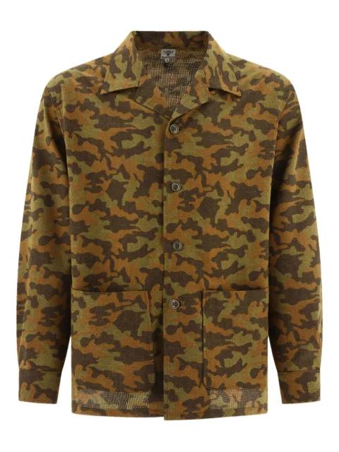 camouflage-pattern shirt by SOUTH2 WEST8