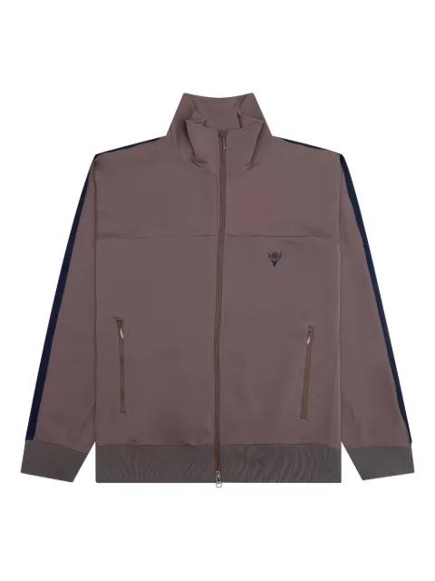 embroidered-logo jacket by SOUTH2 WEST8