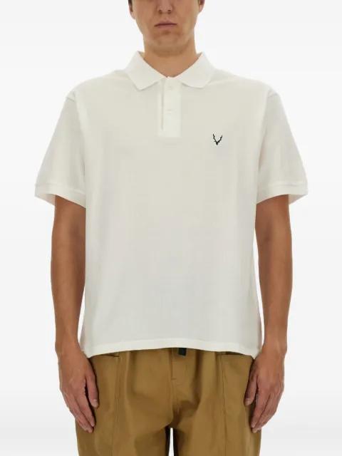 embroidered polo shirt by SOUTH2 WEST8