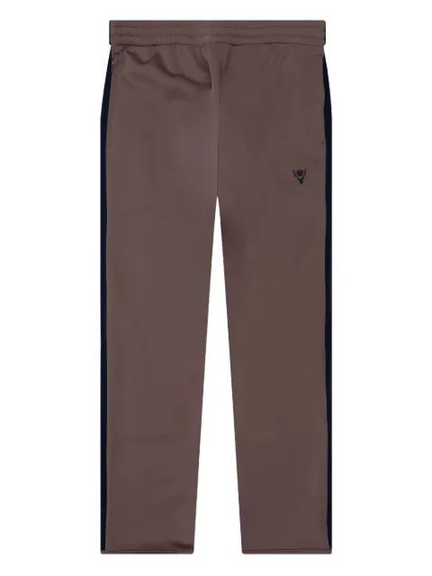 side-stripe zip-pocket track pants by SOUTH2 WEST8