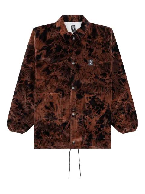 tie-dye pattern jacket by SOUTH2 WEST8