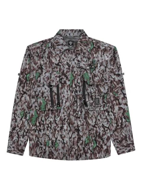zip-front overshirt by SOUTH2 WEST8