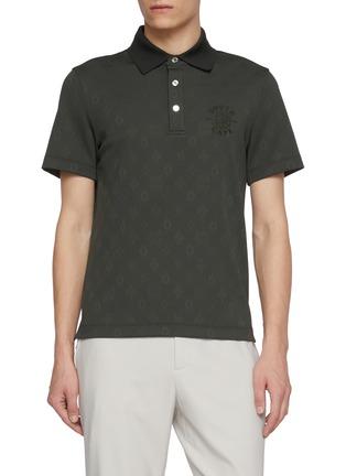 Monogram Logo Quick Dry Polo Shirt by SOUTHCAPE