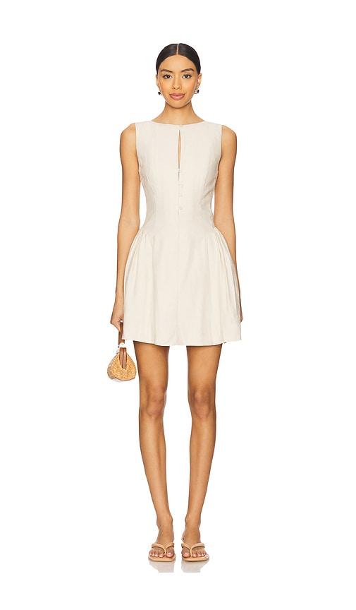 SOVERE Eve Mini Dress in Neutral by SOVERE